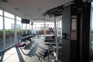 Fitness centrum a/nebo fitness zařízení v ubytování Cozy SeaSaran