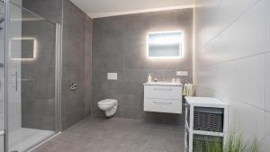 Koupelna v ubytování Frühstückshotel Landgasthof Kramer