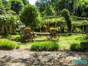 Um jardim em Espaço Holístico Chalés