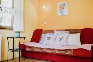 Posteľ alebo postele v izbe v ubytovaní Bungalovy U Haliny - Tyra Natura