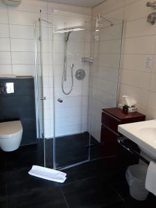 Koupelna v ubytování Gasthaus Hotel Kranz