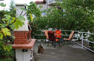 Balkón nebo terasa v ubytování Apartment Rosa