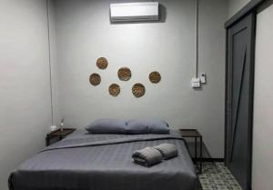 Postel nebo postele na pokoji v ubytování Chato Hostel