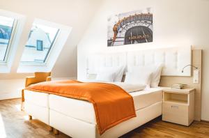 Postel nebo postele na pokoji v ubytování Oliver Apartments | contactless check-in