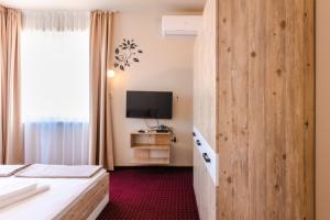 Телевизор и/или развлекательный центр в Guest House Theona
