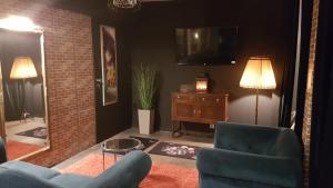 Część wypoczynkowa w obiekcie Apartamenty Centrum Krawiecka