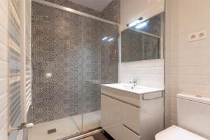 Ένα μπάνιο στο Apartamento Miribilla