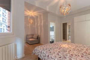 Ένα ή περισσότερα κρεβάτια σε δωμάτιο στο Apartamento Miribilla