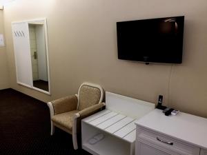 TV a/nebo společenská místnost v ubytování Hotel Obolon