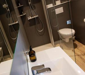 Kúpeľňa v ubytovaní Ferienwohnung Bad Aussee