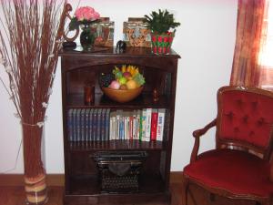 Knihovna v bed and breakfast