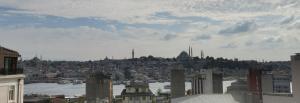 A general view of Isztambul or a view of the city taken from a szállodákat