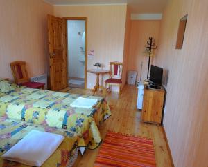 TV a/nebo společenská místnost v ubytování Villa Ene + 13 fotografií
