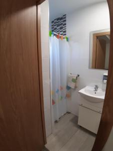 Koupelna v ubytování Pensíon Lucia