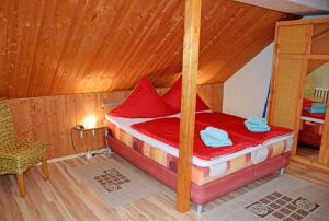 Postel nebo postele na pokoji v ubytování Haus Friedenswinkel + 15 fotografií