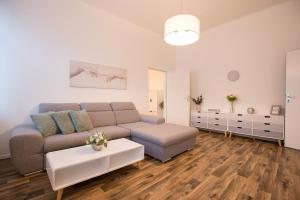 Posezení v ubytování FAMILY Apartment OSTRAVA