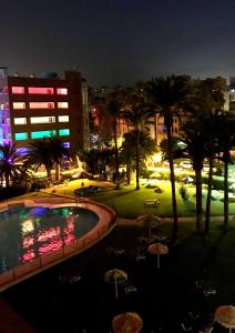 
A view of the pool at Apartamentos Torre de la Roca or nearby
