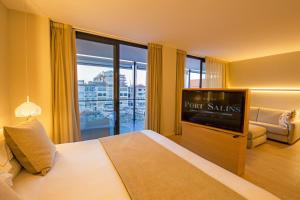 Posteľ alebo postele v izbe v ubytovaní Hotel Port Salins by Pierre & Vacances