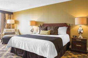 Postel nebo postele na pokoji v ubytování Omni Houston Hotel