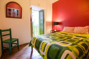 Giường trong phòng chung tại Dragonfly Hostels Cusco