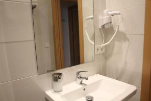 Koupelna v ubytování Hostal Mónaco