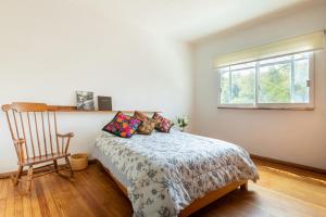 Postel nebo postele na pokoji v ubytování Loft Contemporaneo a 50m de la Plaza Principal de Coyoacán