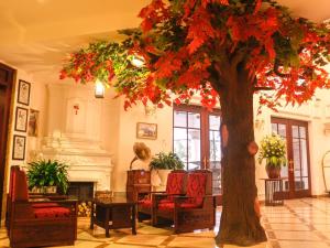 Posezení v ubytování Ngoc Phat Dalat Hotel
