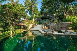 Bazén v ubytování Komaneka at Tanggayuda Ubud nebo v jeho okolí