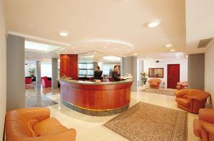 Lobbyen eller receptionen på Hotel Risorgimento