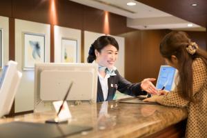 Lobbyen eller receptionen på Hotel Nikko Kansai Airport - 3 mins walk to the airport