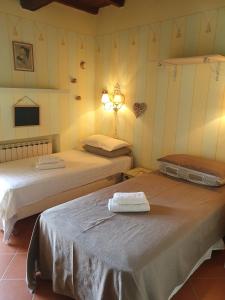 A bed or beds in a room at Casa Conny