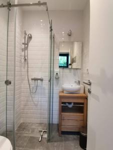 Vannituba majutusasutuses Nana / Sobe & Apartmani