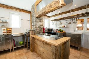Eldhús eða eldhúskrókur á Wuerttemberger Haus - Hütte