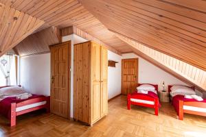 Cama o camas de una habitación en Gronik