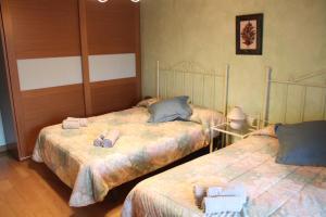 Posteľ alebo postele v izbe v ubytovaní Casa Rural Reserva Saja-Besaya