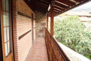 Balkón alebo terasa v ubytovaní Casa Rural Reserva Saja-Besaya