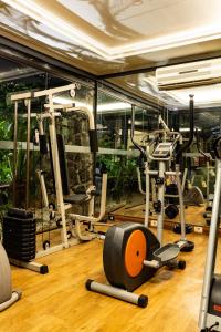 Phòng/tiện nghi tập thể dục tại Los Alpes Villa Morra