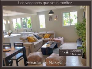 Posezení v ubytování Résidence Nakiya