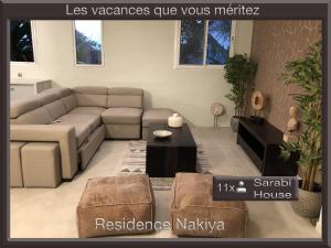 Posezení v ubytování Résidence Nakiya