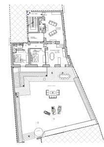 The floor plan of Casa di Pietro Aretino, Arezzo Centro Storico 4-8 letti