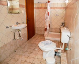Koupelna v ubytování Hotel Olga