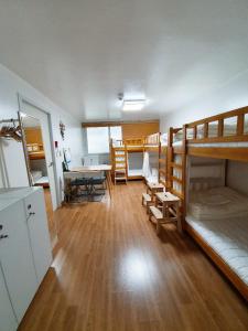 Postel nebo postele na pokoji v ubytování Byulbam Guesthouse