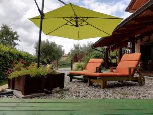 Vonkajšia záhrada v ubytovaní Le Chalet del Pollino
