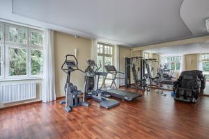 Fitness centrum a/nebo fitness zařízení v ubytování Apartment Villa Dionysus