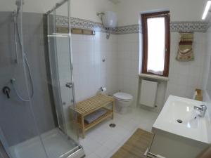 Koupelna v ubytování Casa Le Anfore