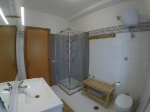 Koupelna v ubytování Casa Le Anfore