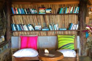 Knihovna v bed and breakfast