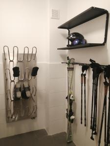Posilňovňa alebo fitness centrum v ubytovaní Apartamenty Górskie Widoki koło Szczyrku