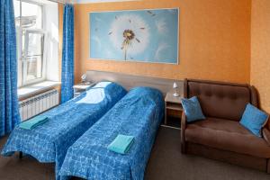 Кровать или кровати в номере Guest rooms Idillia