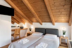 Postel nebo postele na pokoji v ubytování Happy Villa + 35 fotografií